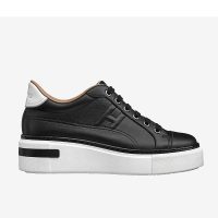 Hermes Women Shoes Polo Sneaker-Black