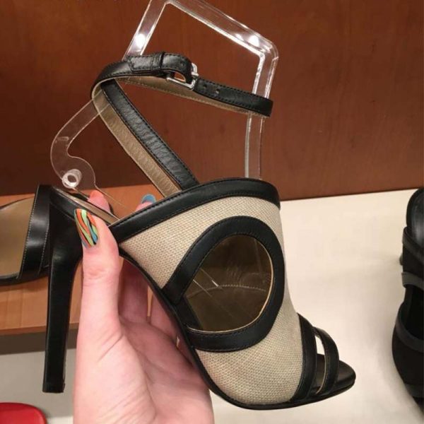 Hermes Women Shoes Rafaella Sandal 10.5cm Heel-Sandy (2)