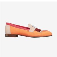 Hermes Women Shoes Royal Loafer-Pink