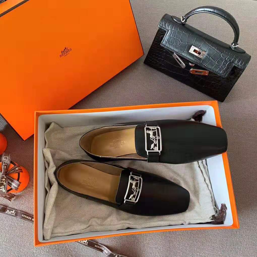 hermes loafers womens