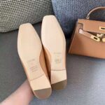 Hermes Women Time Loafer Goatskin with Detailed Openwork Hardware-Brown - Bild 9