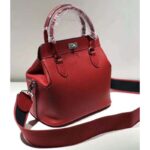 Hermes Women Toolbox 26 Bag in Calfskin Leather-Maroon - immagine 4