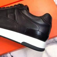 Hermes Women Trail Sneaker in Calfskin-Black