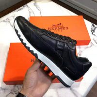 Hermes Women Trail Sneaker in Calfskin-Black