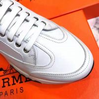 Hermes Women Trail Sneaker in Calfskin-White