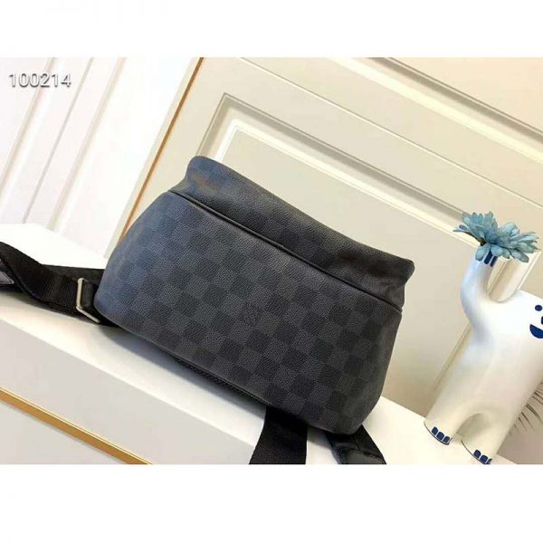 Louis Vuitton LV Men Michael Backpack Damier Graphite Canvas-Grey (5)