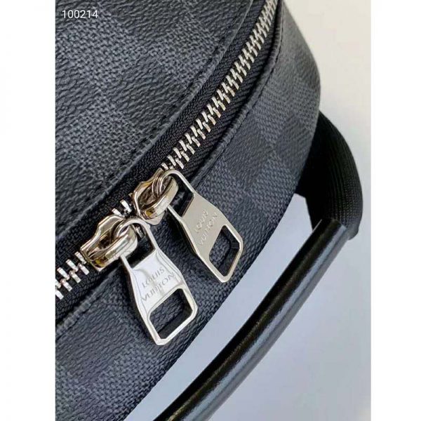 Louis Vuitton LV Men Michael Backpack Damier Graphite Canvas-Grey (6)