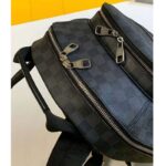 Louis Vuitton LV Men Michael Backpack Damier Graphite Canvas-Grey – Image 7