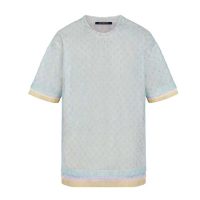 Louis Vuitton LV Men Monogram Tulle T-Shirt-Aqua