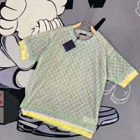 Louis Vuitton LV Men Monogram Tulle T-Shirt-Aqua