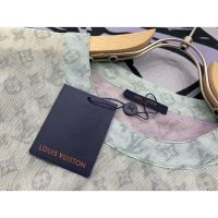 Louis Vuitton LV Men Monogram Tulle T-Shirt-Aqua