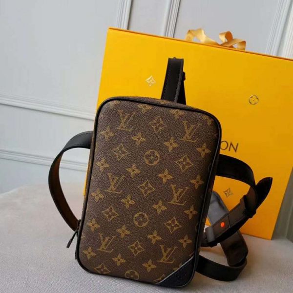 Louis Vuitton LV Men Utility Side Bag Monogram Coated Canvas (3)