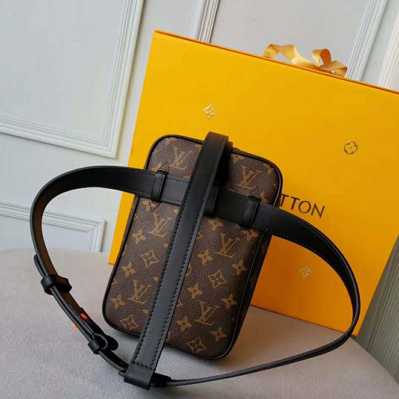 LV LV Men Utility Side Bag Monogram Coated Canvas in 2023