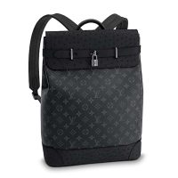 Louis Vuitton LV Unisex City Steamer Backpack Monogram Eclipse Canvas