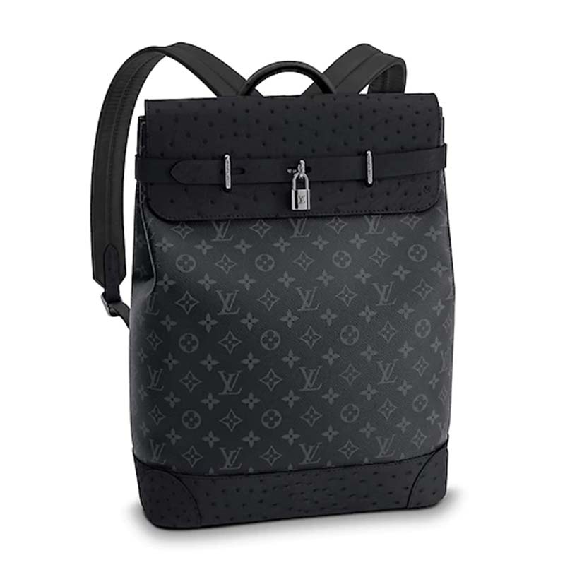 Louis Vuitton LV Unisex City Steamer Backpack Monogram Eclipse