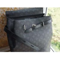 Louis Vuitton LV Unisex City Steamer Backpack Monogram Eclipse Canvas