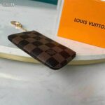 Louis Vuitton LV Unisex Key Pouch Damier Ebene Canvas-Brown – Image 4