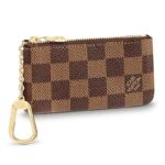 Louis Vuitton Pochette à clés unisexe LV Damier Ebene Toile-Marron