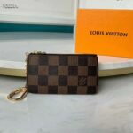 Louis Vuitton LV Unisex Key Pouch Damier Ebene Canvas-Brown – Image 2