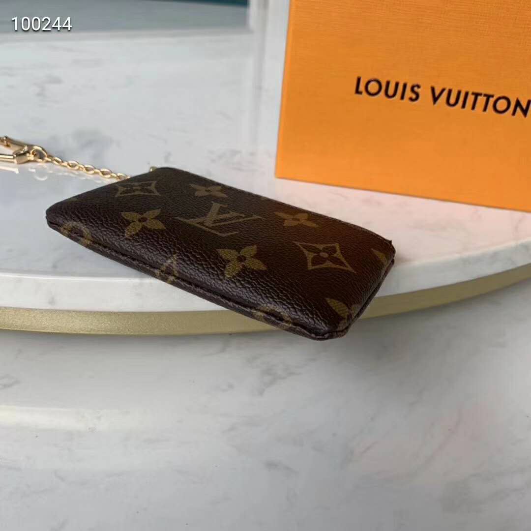 Louis Vuitton Key Pouch Monogram Canvas Brown 1496071
