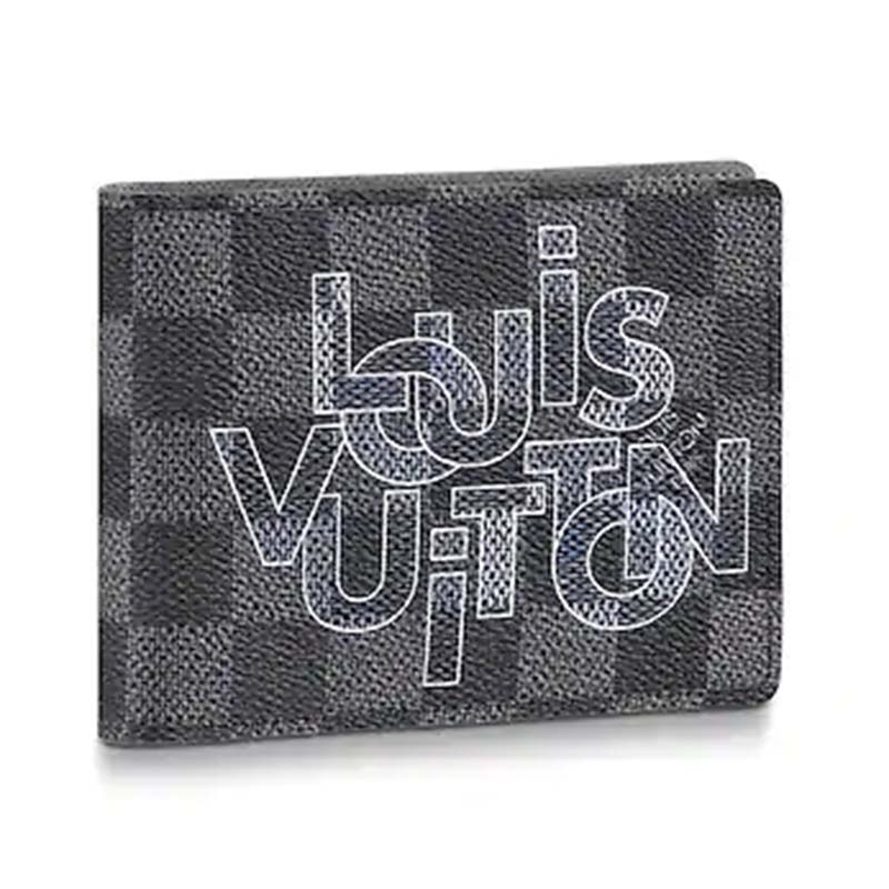 LOUIS VUITTON Multi Compact Damier Graphite Canvas Wallet