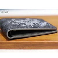 Louis Vuitton LV Unisex Multiple Wallet Damier Graphite Canvas-Grey