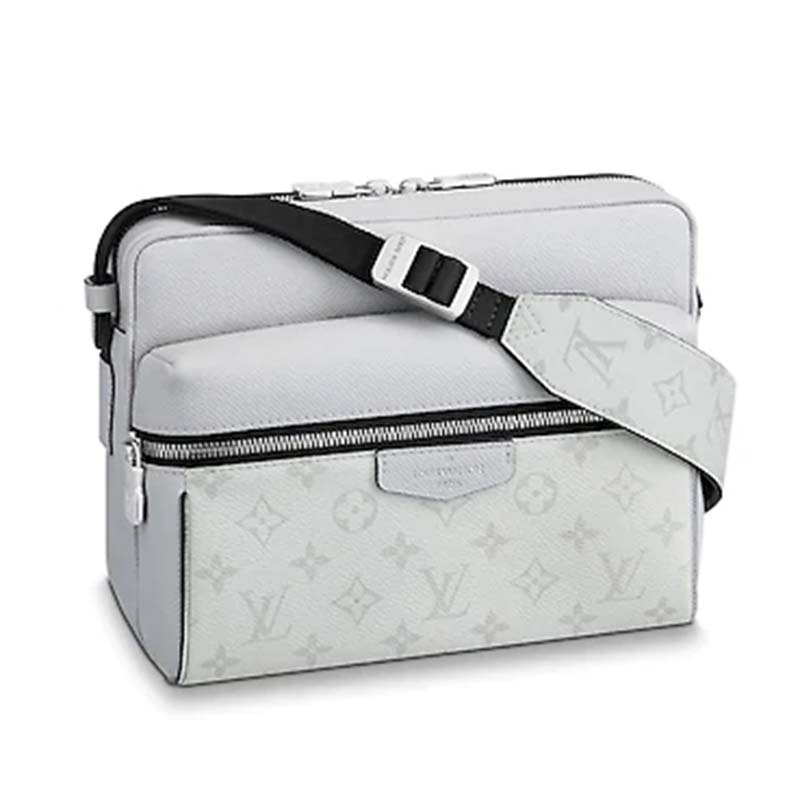 Louis Vuitton Outdoor Flap Messenger Monogram Taigarama Gray 221769170