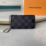 Louis Vuitton LV Unisex Pochette Clé Key Pouch Damier Graphite Canvas - Imagen 2