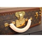 Louis Vuitton LV Unisex President Suitcase in Monogram Canvas-Brown - Image 8