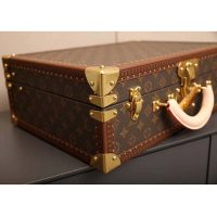 Louis Vuitton LV Unisex President Handbag in Monogram Canvas-Brown