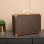 Louis Vuitton LV Unisex President Suitcase in Monogram Canvas-Brown - Image 2