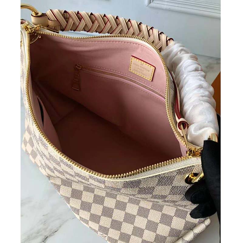 Replica Louis Vuitton Beaubourg Hobo MM Bag In Damier Azur Canvas N40343