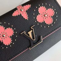 Louis Vuitton LV Women Capucines Compact Wallet Taurillon Leather-Pink