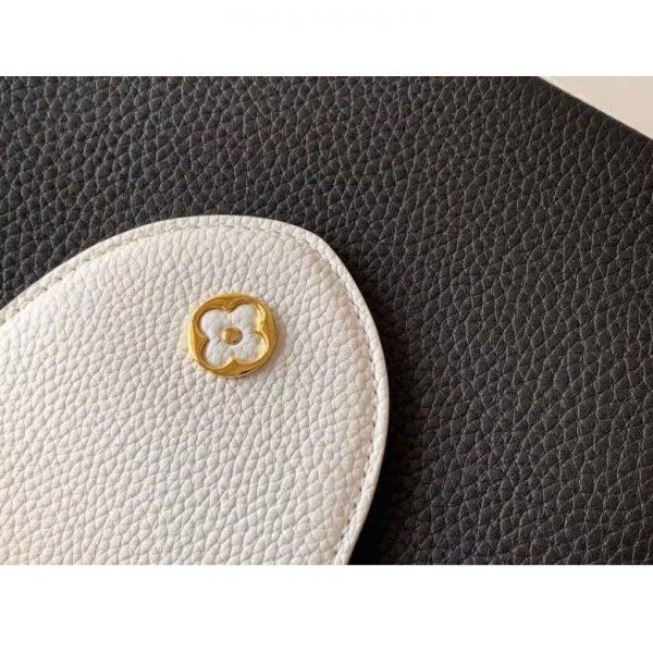 Louis Vuitton LV Women Capucines PM Handbag Taurillon Leather-Black (6)