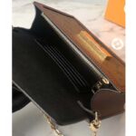 Louis Vuitton LV Women Dauphine Chain Wallet Monogram Canvas-Brown - immagine 9