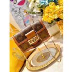 Louis Vuitton LV Women Dauphine Chain Wallet Monogram Canvas-Brown - immagine 2