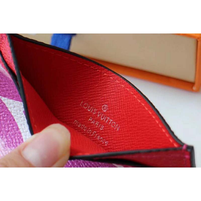 Louis Vuitton Card Holder LV Escale Rouge in Coated Canvas - US