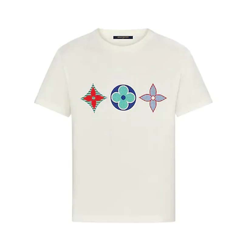 Louis Vuitton Womens Print T-Shirt White L – Luxe Collective