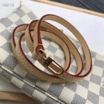 Louis Vuitton LV Women Pochette Accessoires Zippy Wallet Damier Azur Canvas - Image 9