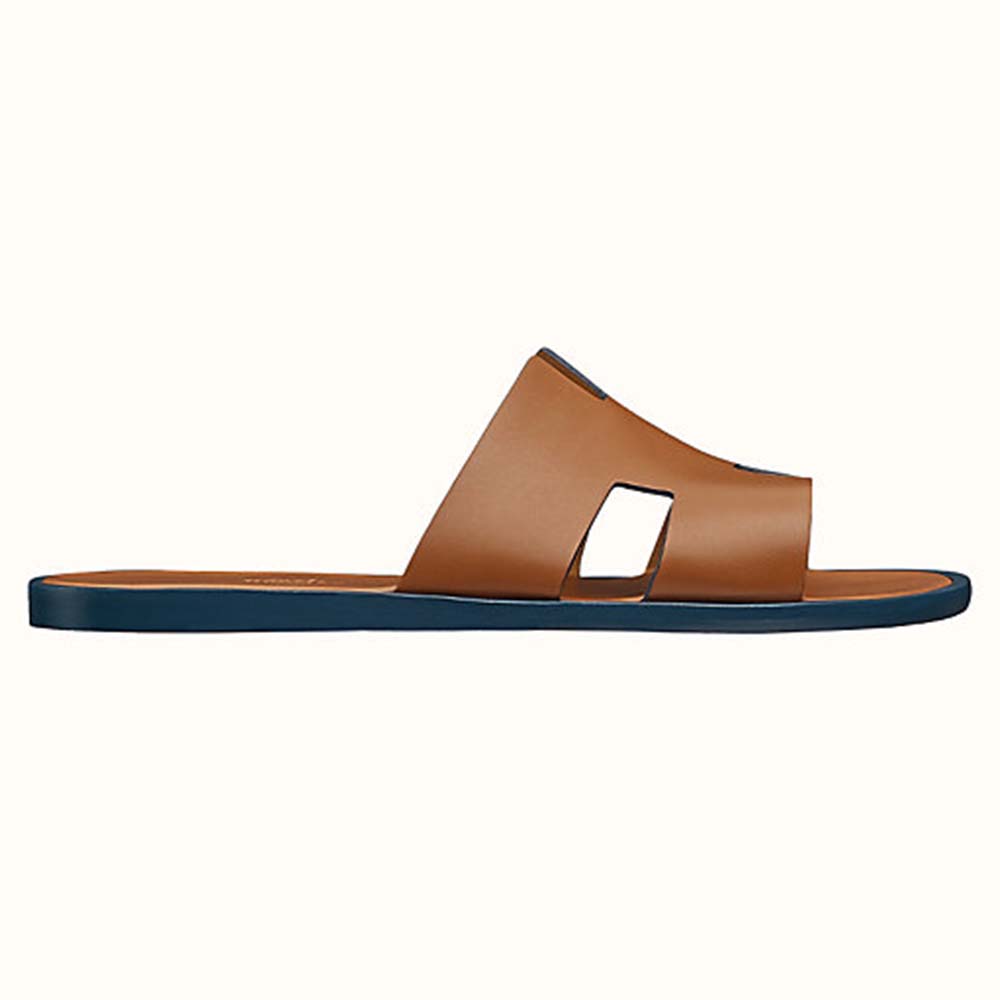 hermes h sandals tan