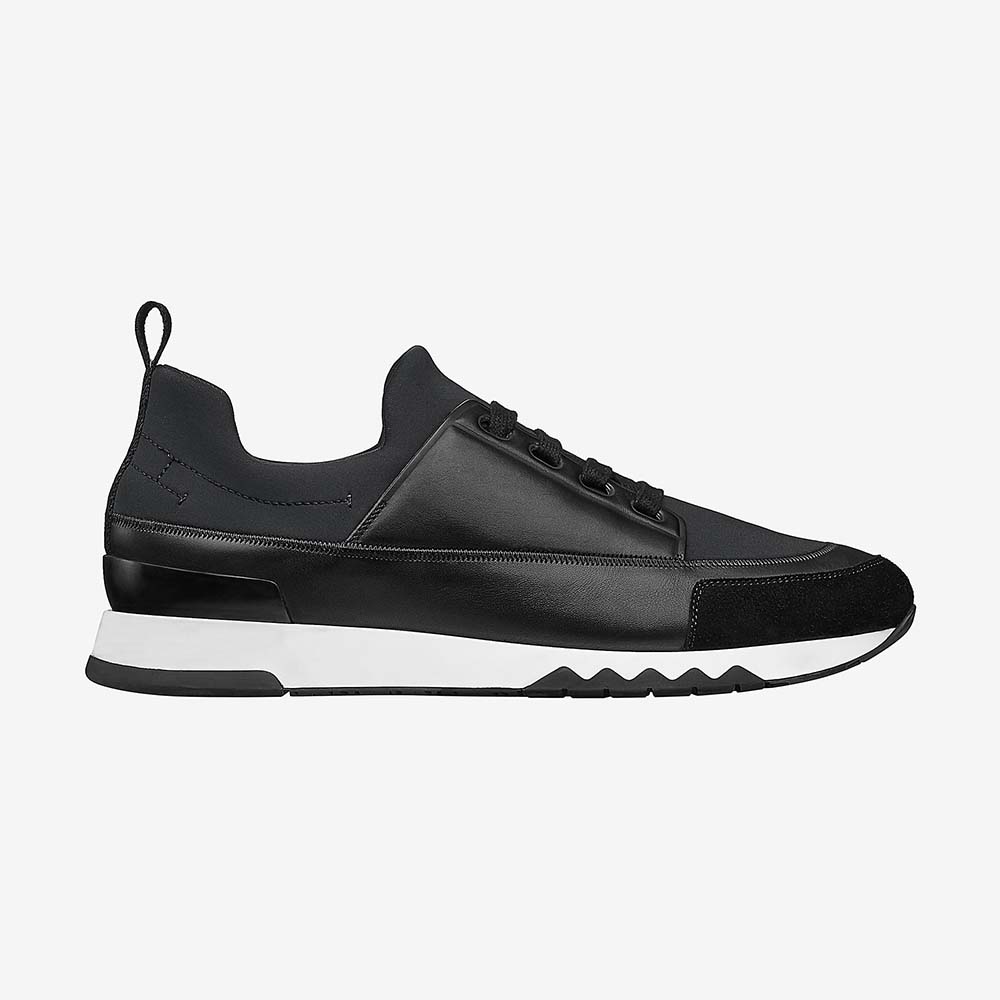 Hermes Men Shoes Stadium Sneaker-Black