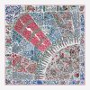Hermes Women Fleurs De Giverny Scarf 90