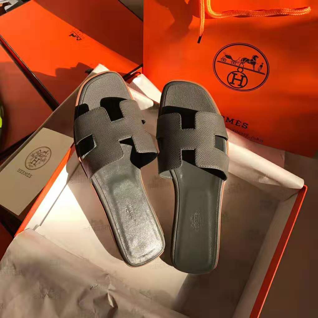 Hermes Women Oran Sandal Epsom Calfskin Iconic 