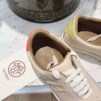 Hermes Women Quicker Sneaker Calfskin”Pgase Pop” Print Iconic “H”