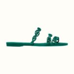Sandale Hermes Rivage pour femme, semelle en TPU, vert