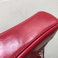 Chanel Women Chanel’s Gabrielle Hobo Bag Aged Smooth Calfskin-Red