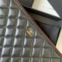 Chanel Women Classic Pouch Lambskin & Gold-Tone Metal-Black