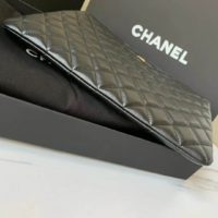 Chanel Women Classic Pouch Lambskin & Gold-Tone Metal-Black