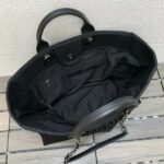 Chanel Women Shopping Bag Mixed Fibers Imitation Pearls & Silver-Tone Metal - Image 5