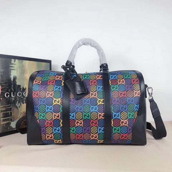 Gucci GG Unisex Medium GG Psychedelic Carry-On Duffle-Black (3)